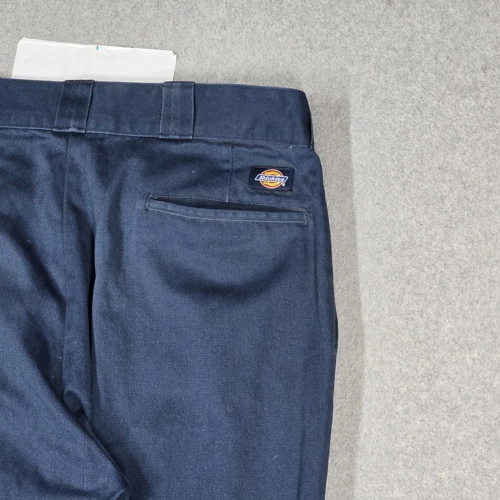 Dickies Men Pants 36X32 Navy Blue 874 Twill Workwear 31